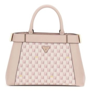 게스 여성 G 웨이브 2 사첼 백 가방 블러쉬 로고 10736368