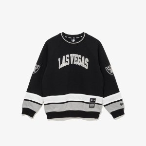 뉴에라 키즈 NFL 라스베이거스 레이더스 맨투맨 블랙 14863822