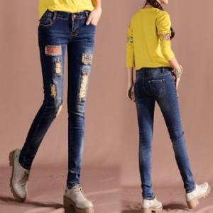 CESS PT604 HBA 패치 데님팬츠 청바지 스키니진 WFJV2I4