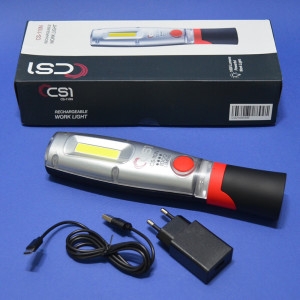 CSI  충전식 작업등 CS-110N COB랜턴 밝기 1000루멘 라이트 카센터 캠핑 낚시 2단계 밝기