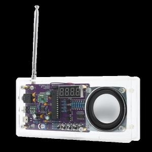 FM  라디오 납땜 키트 디지털 튜브 디스플레이 라디오 전자 납땜 학습 DIY 전자 키트 87.5MHz 108MHZ