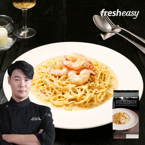 위플이앤디 쵸이닷 새우 크림 파스타 377g