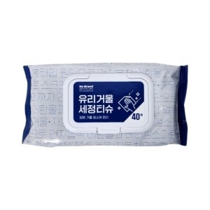 노브랜드 유리거울 세정티슈 캡형 40매