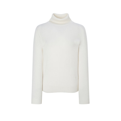 헤지스레이디스 여성 캐시미어100% 클래식 터틀넥 아이보리 HSSW5DC01IV