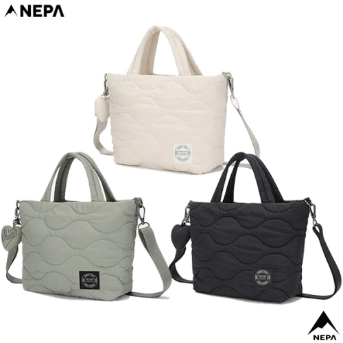 네파 가방 토트백 7LE7521 여성 다용도 써모퍼프 미디움 토트백 + 크로스백 가방