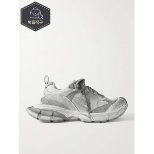 발렌시아가 B0081790260 3XL 디스트레스 페이크 스웨이드 메쉬 스니커즈 759693W3XLH