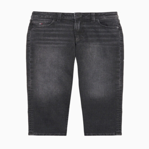 타미힐피거칠드런 6 스트레이트 워시드 블랙 데님 팬츠 T42F7PEP030BT1 TOMMY HILFIGER 8T16 공용