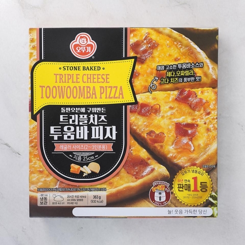 오뚜기  트리플치즈 투움바 피자 363g