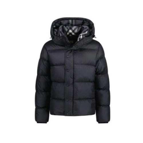 버버리 남성 다운 패딩 블랙_80910921