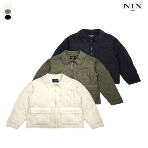 닉스 키즈 여아 항아리퀄팅 패딩점퍼 FKRSCUE901P 카키 130