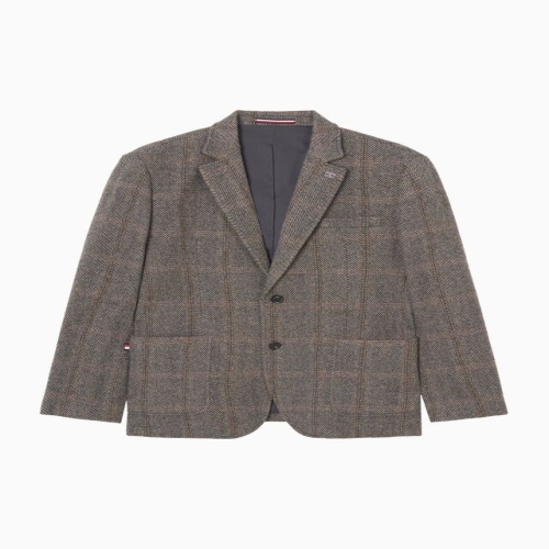 타미힐피거 남성 울 체크 블레이저_T12F7WJB735ML1900