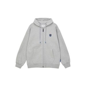 보스 팬암 /라이프 엠 드 풀집 오버핏 후드집업 멜란지그레이 PODCZU3136