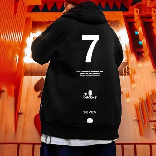 세븐  로고 프린팅 디자인 데일리 흐티숙 ISTS74 긴소매 솔리드숙 캐주얼 캐주얼숙 루즈핏 티숙 긴팔 남성