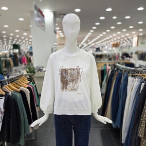 벨라디터치 라운드넥 티셔츠 V3F3TS21_GN