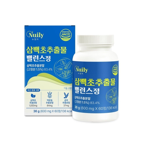 뉴일리 삼백초추출물 밸런스정 60정