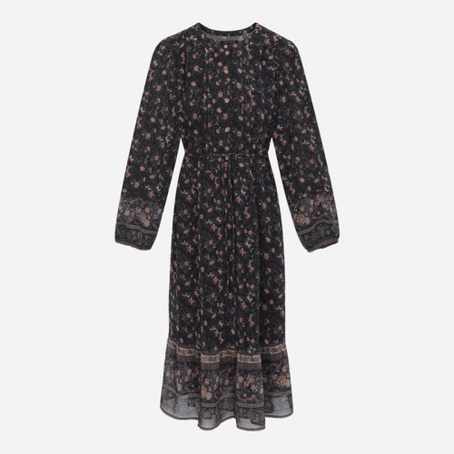 써스데이아일랜드 여성 패턴 보더MIX 미니 원피스 T256MOP166W