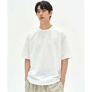 피그먼트 SOVERMENT 460G 슬럽 티셔츠-내추럴 아이보리280254Moony