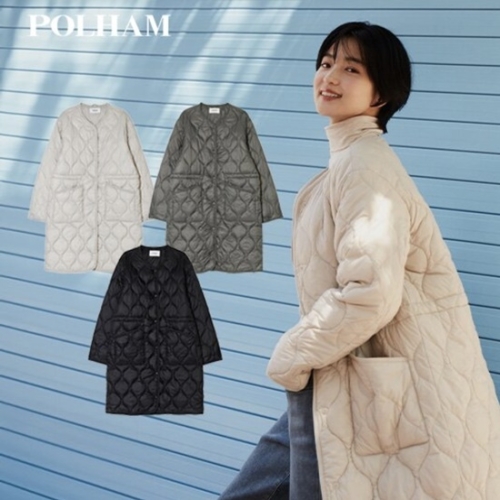 폴햄 여성 퀼팅 롱 패딩 PHE4JP2950