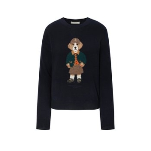 헤지스레이디스 여성 해리 자수 울100 풀오버 HSSW5D906