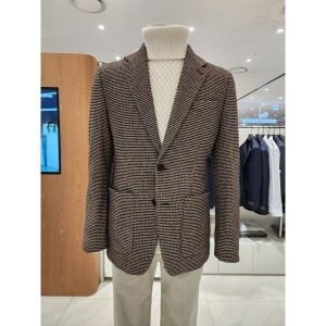 지이크파렌하이트 셰퍼드 체크 캐주얼 자켓 FFEAX4105BEM-GG