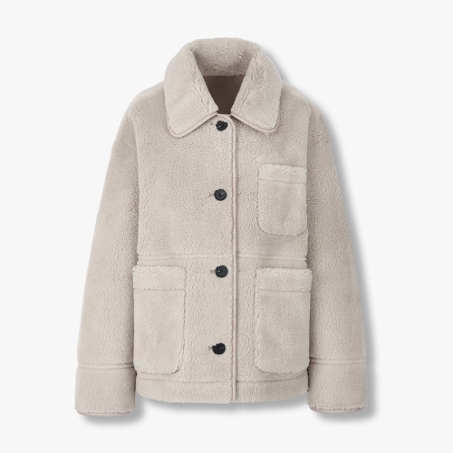 스튜디오톰보이 여성 오버사이즈 시어링 신세틱 무스탕 9175461983