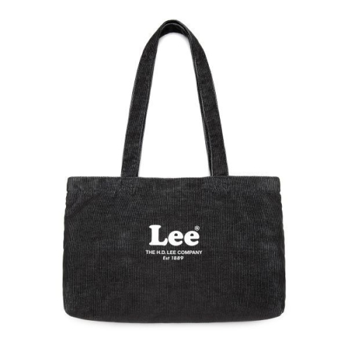 LEE 빈티지 로고 코듀로이 에코백_LE2503BG10CH