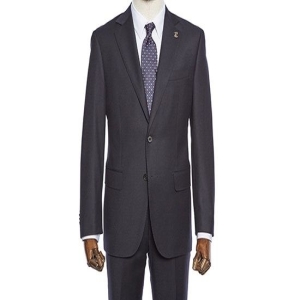 빨질레리 F/W 이태리 ZIGNONE 울 캐시 다크 네이비 고급 정장 POLMSJ56A