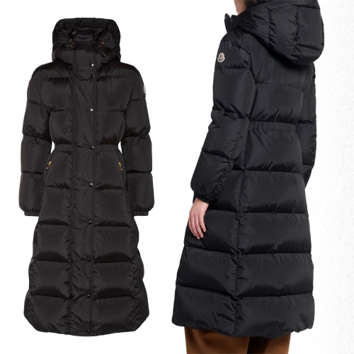 몽클레르 CHAMER 차머 후드 롱 다운 재킷 1C00022 539ZD 999 블랙