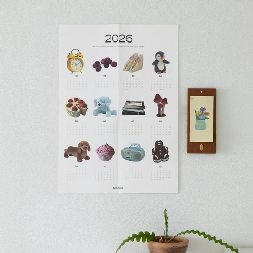 데일리라이크  2026 포토 페이퍼 캘린더