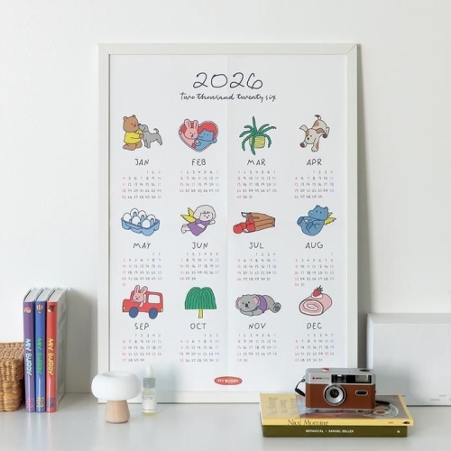 데일리라이크  2026 마이 버디 페이퍼 캘린더