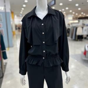 르니앤맥코이 카라망토 셔링 블라우스 MM10BL102HJX 612117_MM10BL102HJX