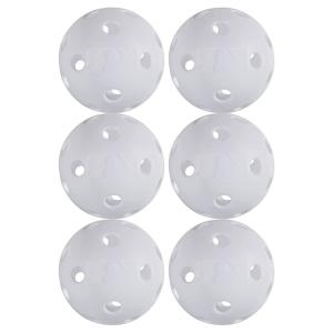 프랭클린  Sports 플라스틱 야구공 Indestruct-A-Ball 배팅 연습 훈련공 MLB 사이즈 화이트 6팩 22.9cm 9인..