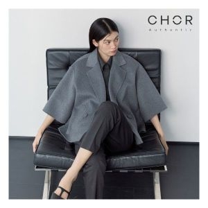 코아 어센틱 핸드메이드 캐시울 판초 숏코트 937662