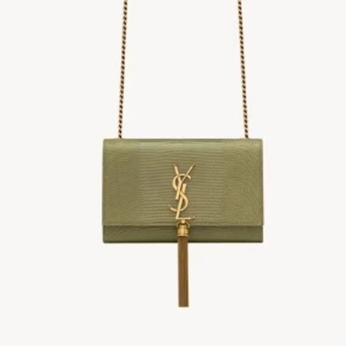 생로랑 SAINT LAURENT 리자드 소재의 태슬 장식 KATE 스몰백 474366EAAXO3791