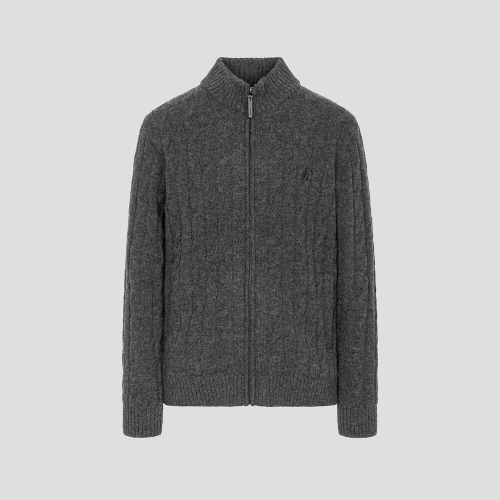 빈폴 AVE 케이블 집업 카디건 애쉬_BC595AC214