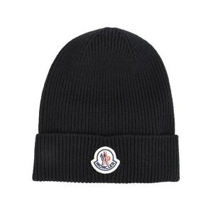 몽클레르 로고 울 비니 3B70500 A9342