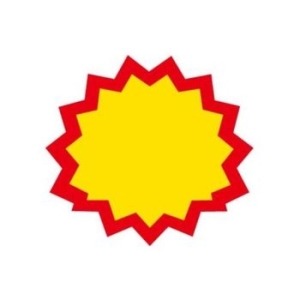 세모네모 공백 톱니 98X90 PC9007 쇼카드