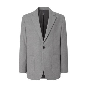 헤지스 그레이 멜란지 자켓 HZJA5D461G2