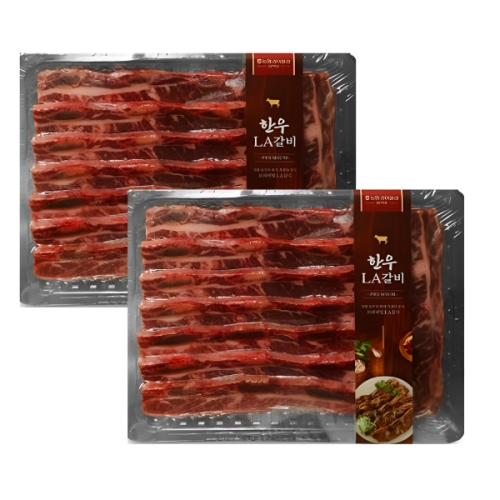 농협경제지주주식회사  라이블리 한우 LA갈비 1.2kg