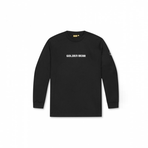 골든베어  남녀공용 배트맨 레터링 백그래픽 메쉬 긴팔 티셔츠 G4TAW25081