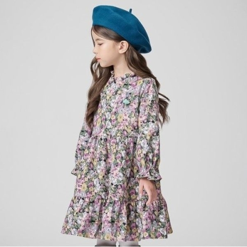 게스 플라워 원피스 G28KAO020-T 777290 보라 N2 130