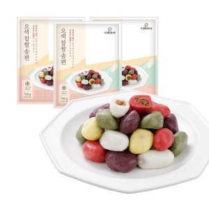 시루원  시루조아 오색 찹쌀 송편 750g