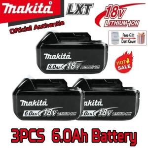 마끼다  100 기존 18V 배터리 6Ah5Ah3Ah 리튬 18v 배터리 BL1830 BL1840 BL1850 BL1860B BL1..