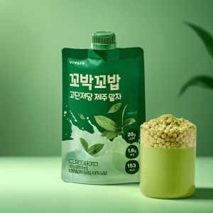 비브리브 꼬박꼬밥 고단저당 제주말차 40g