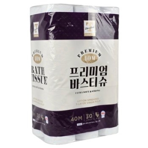 티스탠다드 프리미엄 바스티슈 40m (30롤)