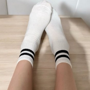 논슬립  요가 필라테스 양말 화이트 WFJY4LX