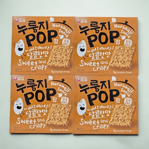 농심  누룽지팝 달콤한맛 142g