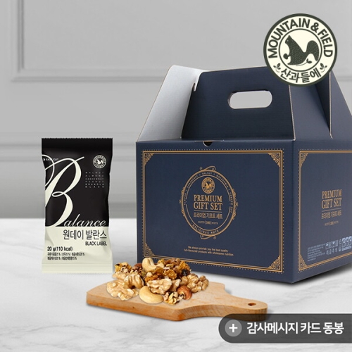 산과들에  원데이 발란스 블랙 선물세트 20g 100입