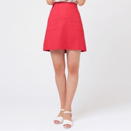 로엠 린넨 미니스커트 RMWH938RQ1-T