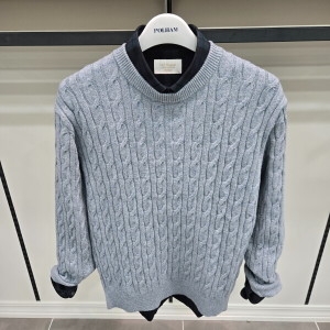 폴햄 남성 메리노 케이블 풀오버_PHF4ER1470B